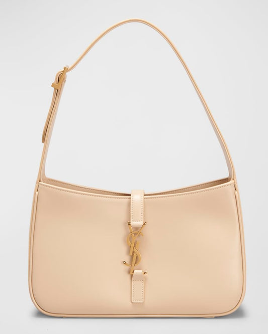 YSLT Le 5 A 7 YSL Shoulder Bag in Smooth Leather AVORIO