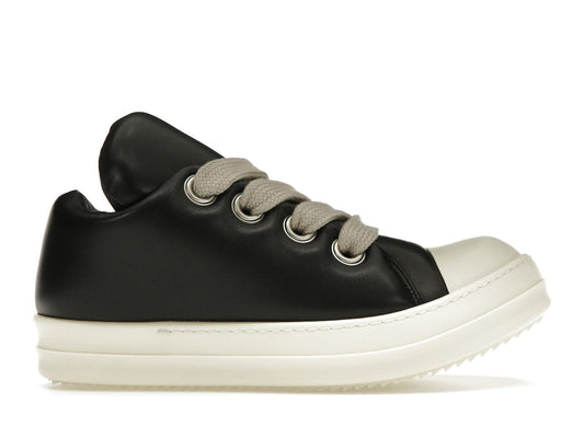 Rick Jumbo Lace Up Cushioned Low Top Sneakers Black Milk