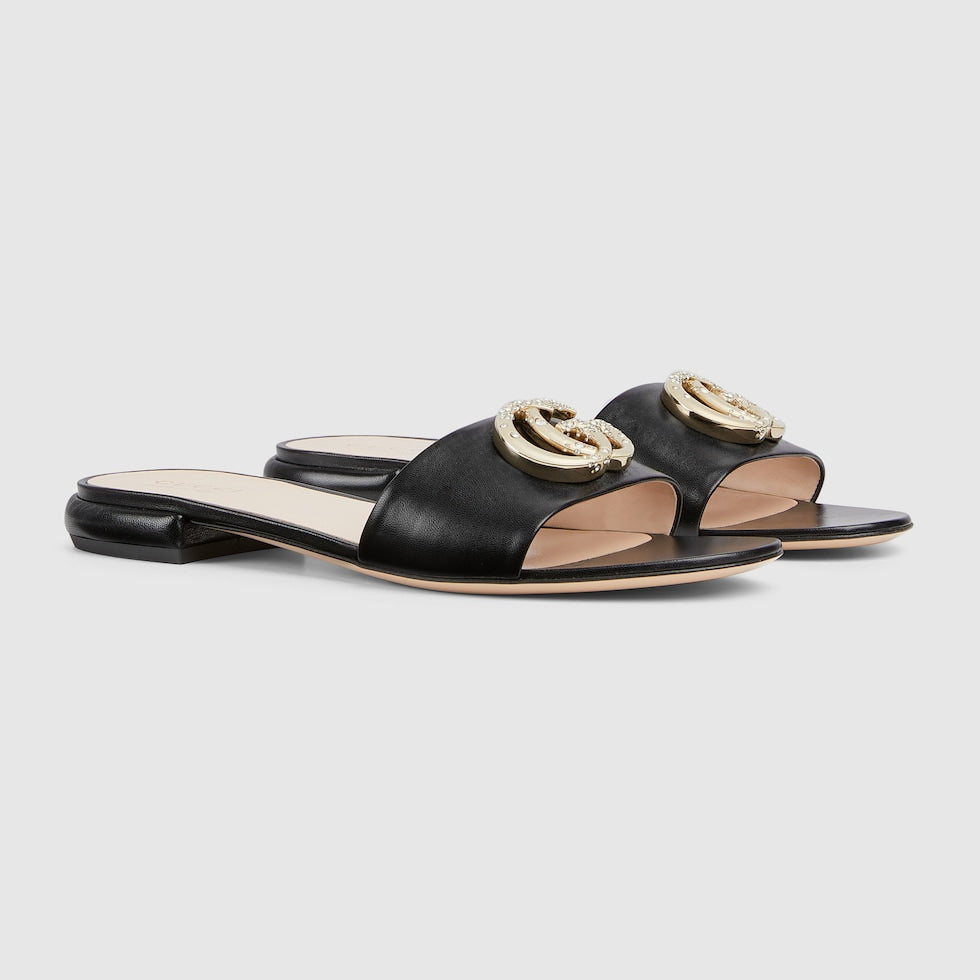 G*I Sandal DOUBLE G SLIDE Black