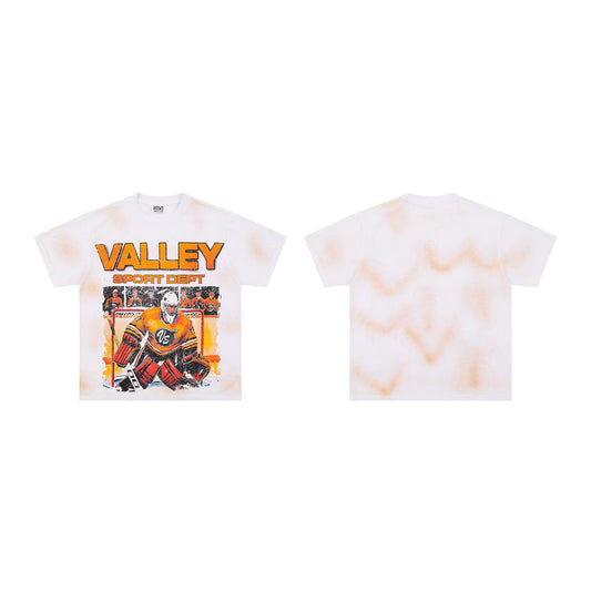 V*lley  T-shirt White Yellow