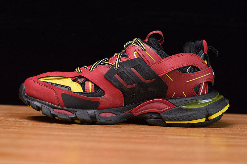 B*lenciaga Track Black Bordeaux