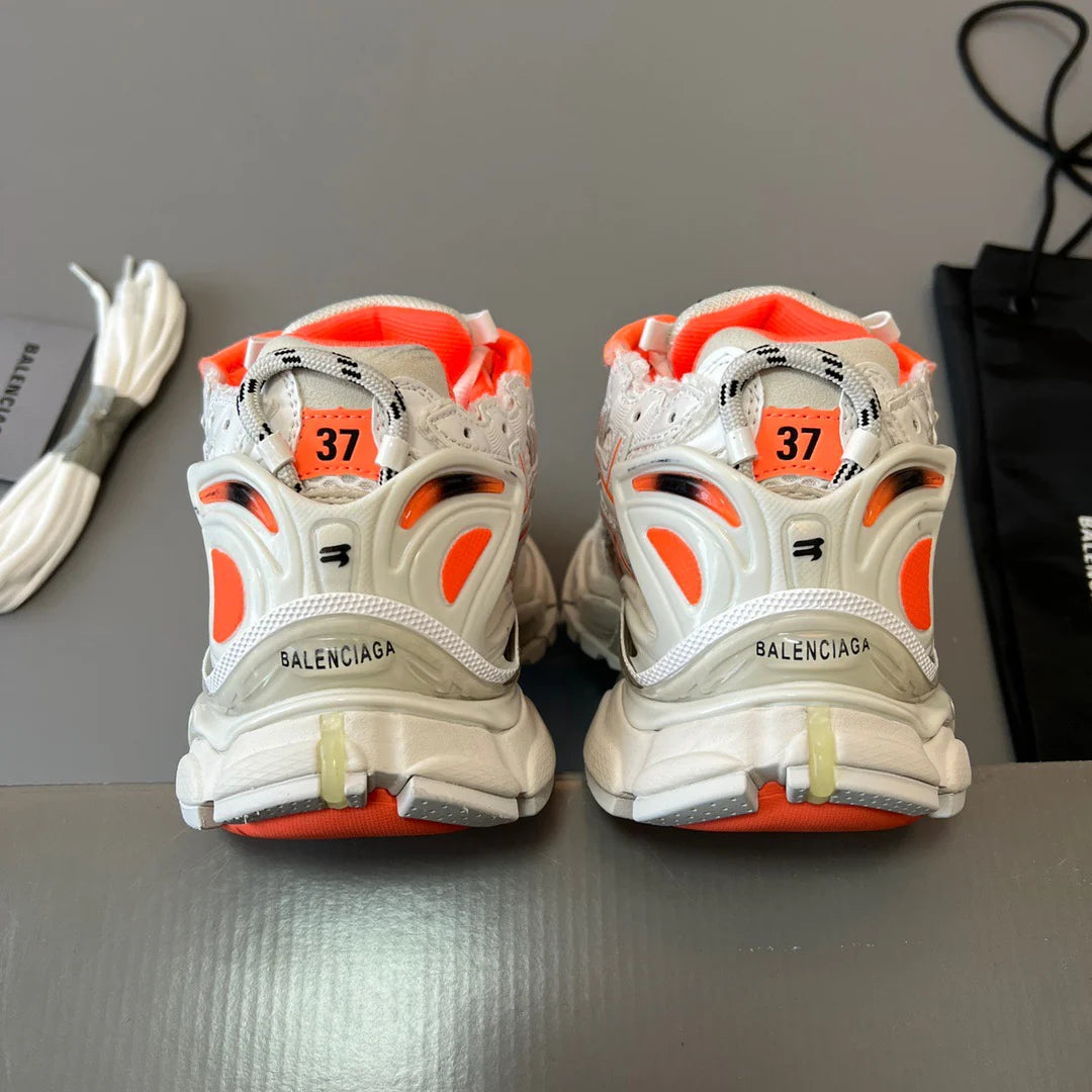 B*lenciaga Runner Trainer Fluo Orange